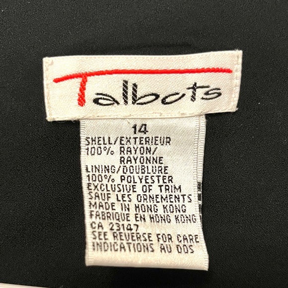 vintage Talbots button-up jacket blazer with beautiful intricate beaded details - Picture 7 of 16